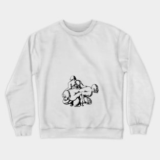 Creepy sculpture Crewneck Sweatshirt